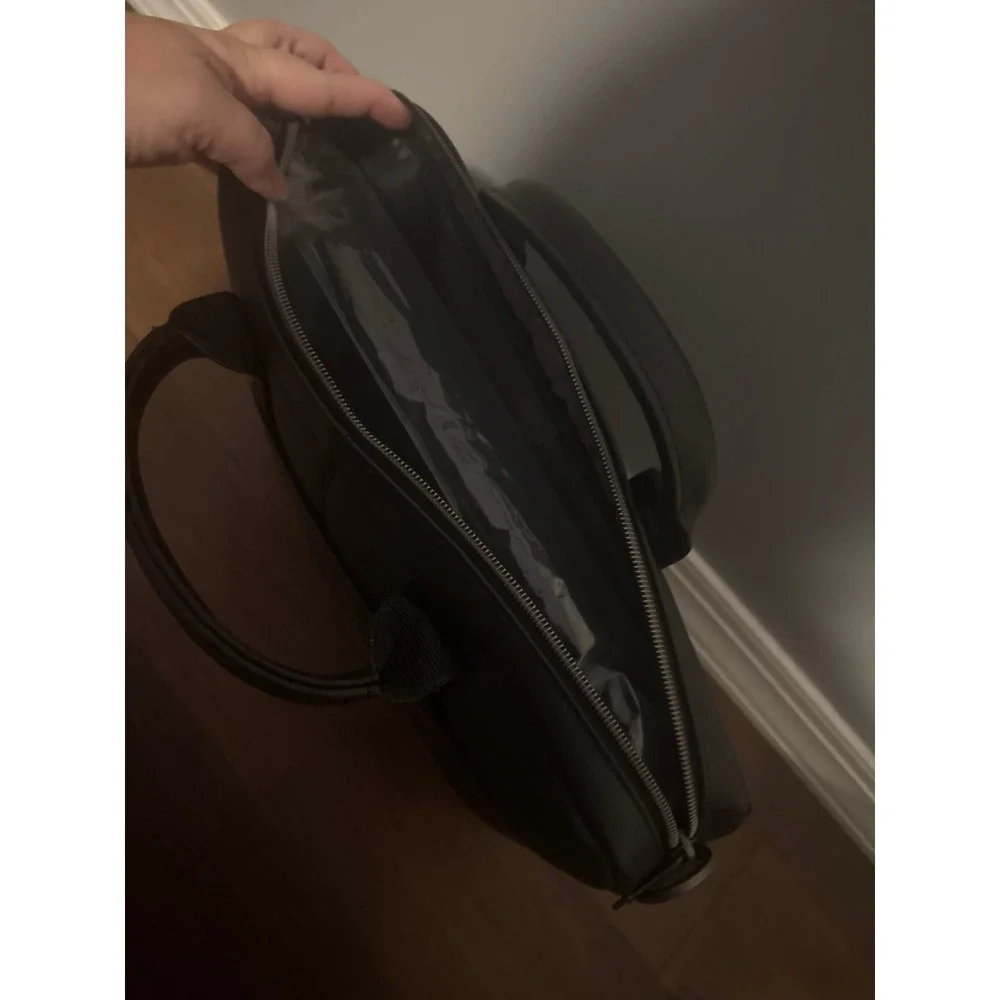Samsonite Business Classic Leather Slim Brief Laptop Bag Black 126038-1041
